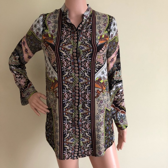 Cotton Candy Floral Paisley Tunic - Picture 2 of 8